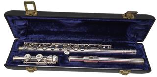 SELMER SIGNET SPECIAL FLUTE COIN SILVER, OPEN HOLE, LOW B FLAT IN CASE